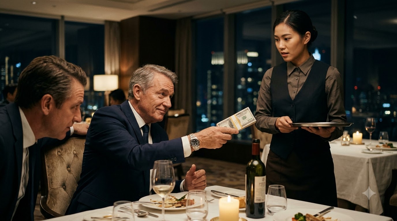 Billionaire Offered A Waitress $3,000 To Speak Thai — He Didn't Know She Understood His Secret Conversation