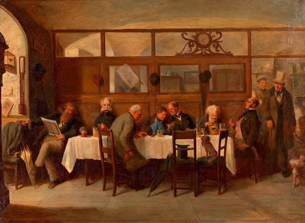 Gasthausszene ca 1890