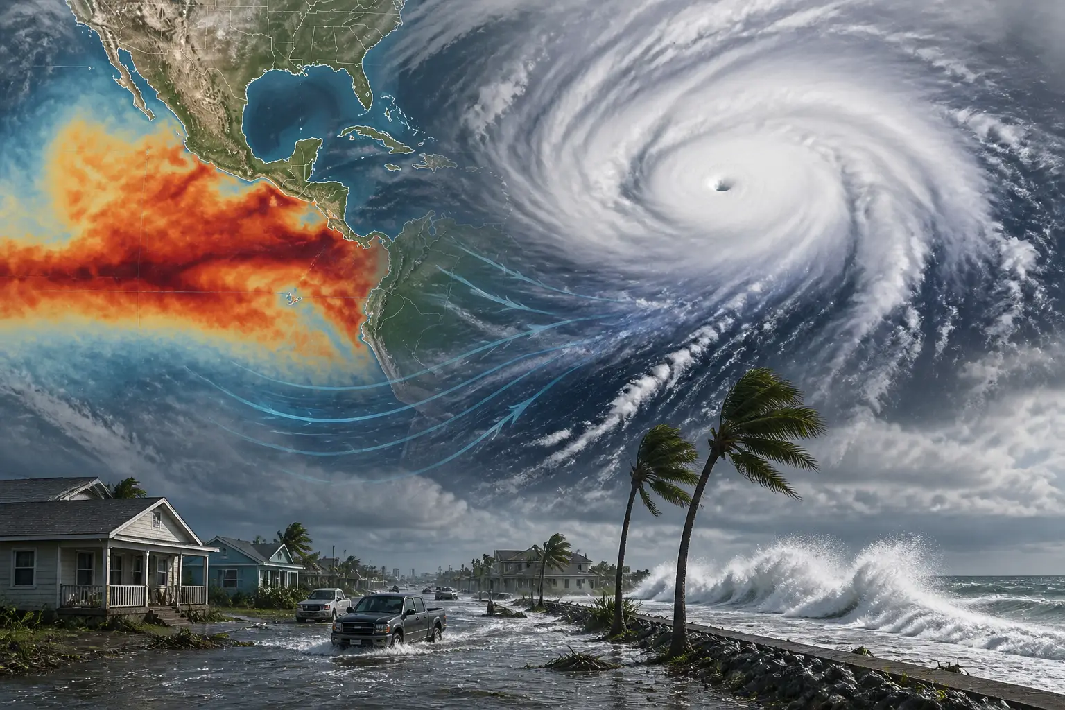 Editorial image for El Niño may have intensified Hurricane Polo to one of the season's most powerful storms