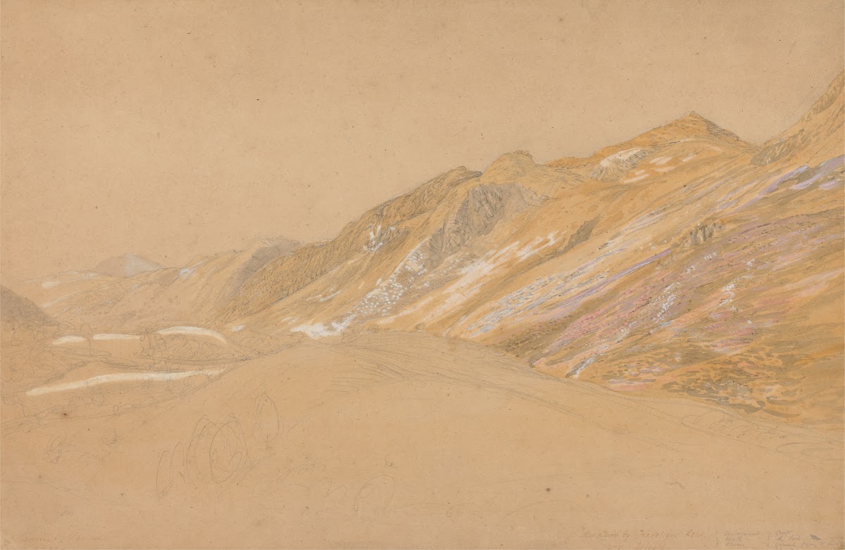 Mountains by the Travellers Rest near Dolgelly 1835