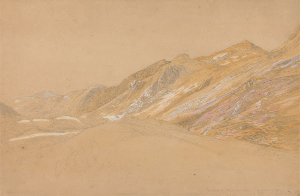 Mountains by the Travellers Rest near Dolgelly 1835