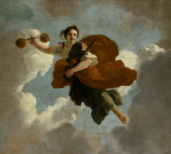 Justitia Allegorische voorstelling van de verzorging van leprozen en onnozelen 1