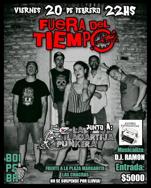 Fuera del Tiempo + La Lagartija Punkera