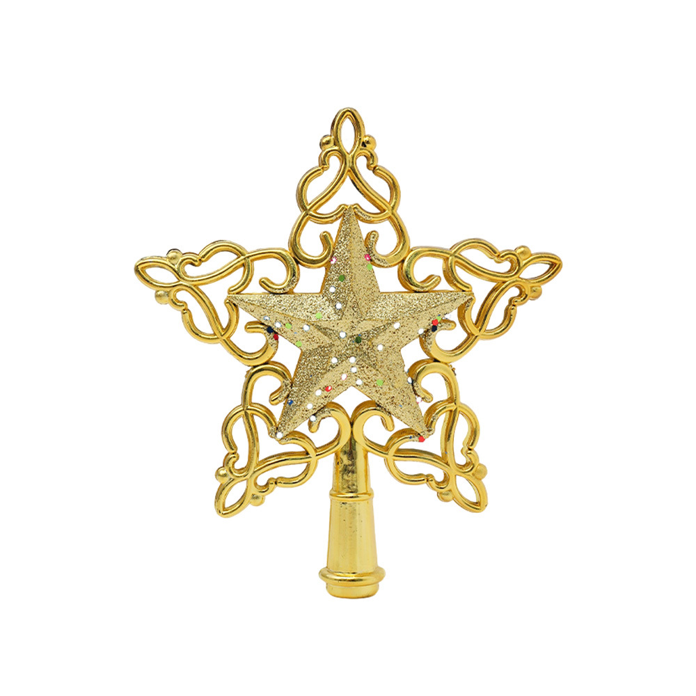 Dekorativer Weihnachtsbaum-Stern aus Kunststoff