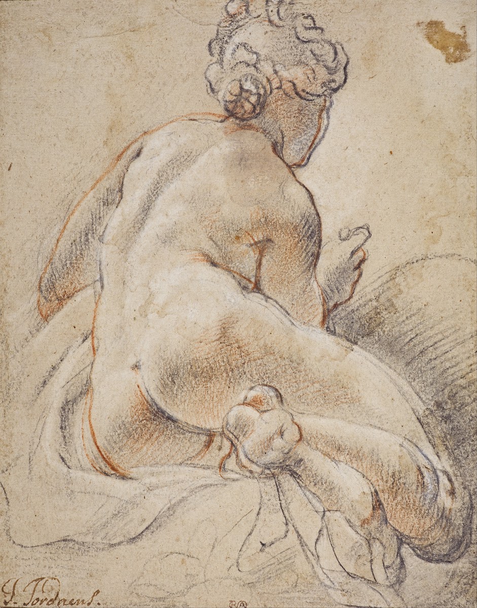 Female Nude Seen from the Back 1601
