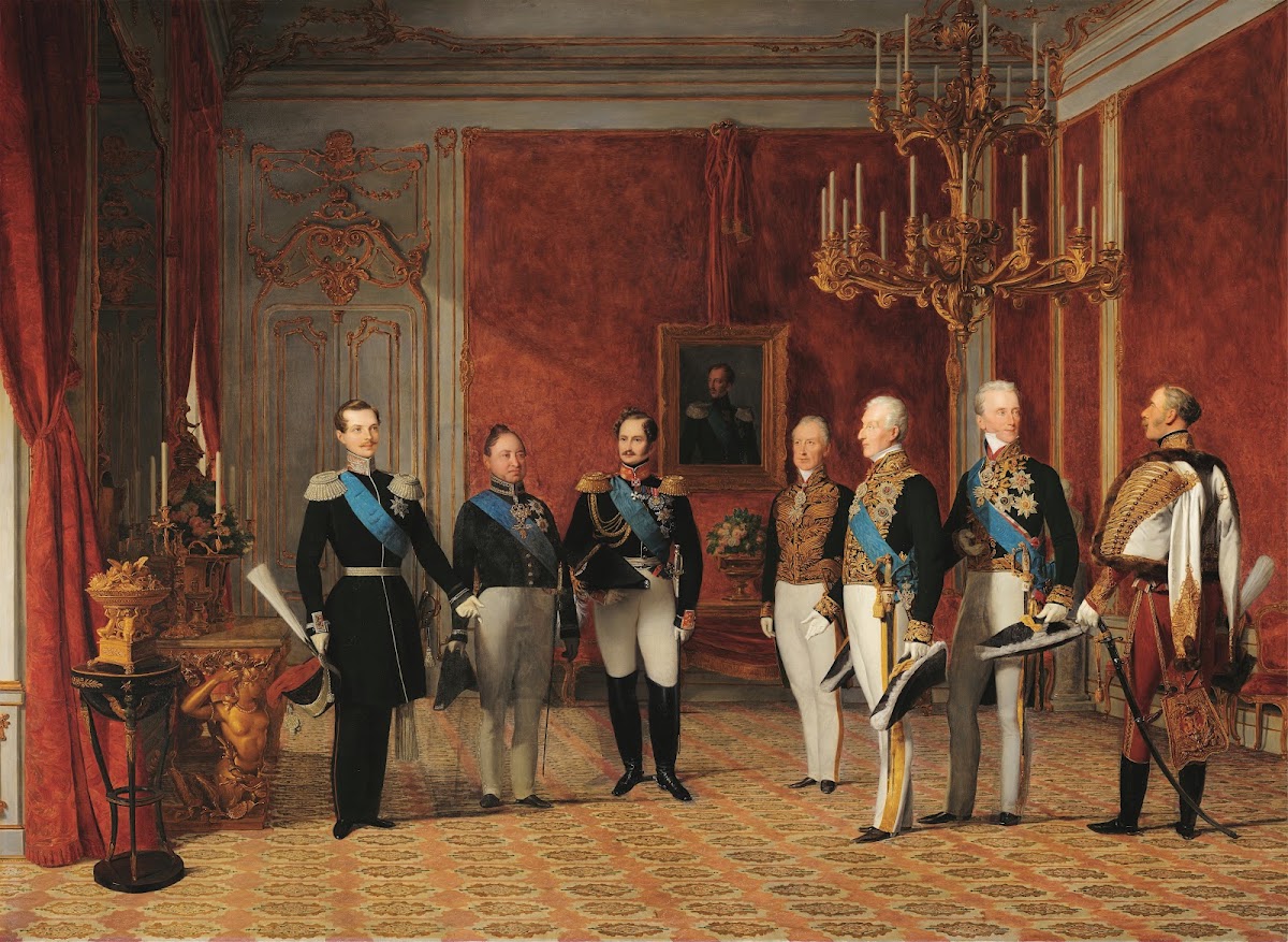 Reception of Grand Duke Alexander Nikolayevich by Prince Metternich in the Vienn