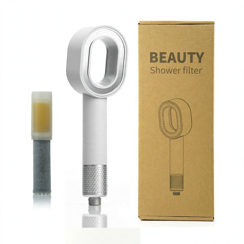 3-in-1 Duschkopf mit Massagefunktion, Kunststoff