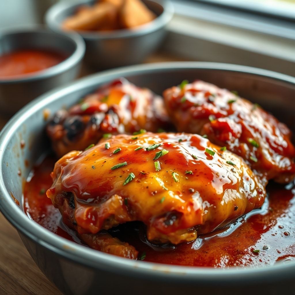 Caramelized BBQ Chicken Thighs in the Oven: Easy, Delicious & Flavorful BBQ Chicken Thighs In Oven