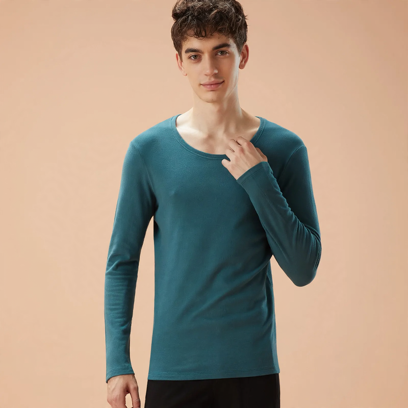 Thermal underwear set for men, crew neck