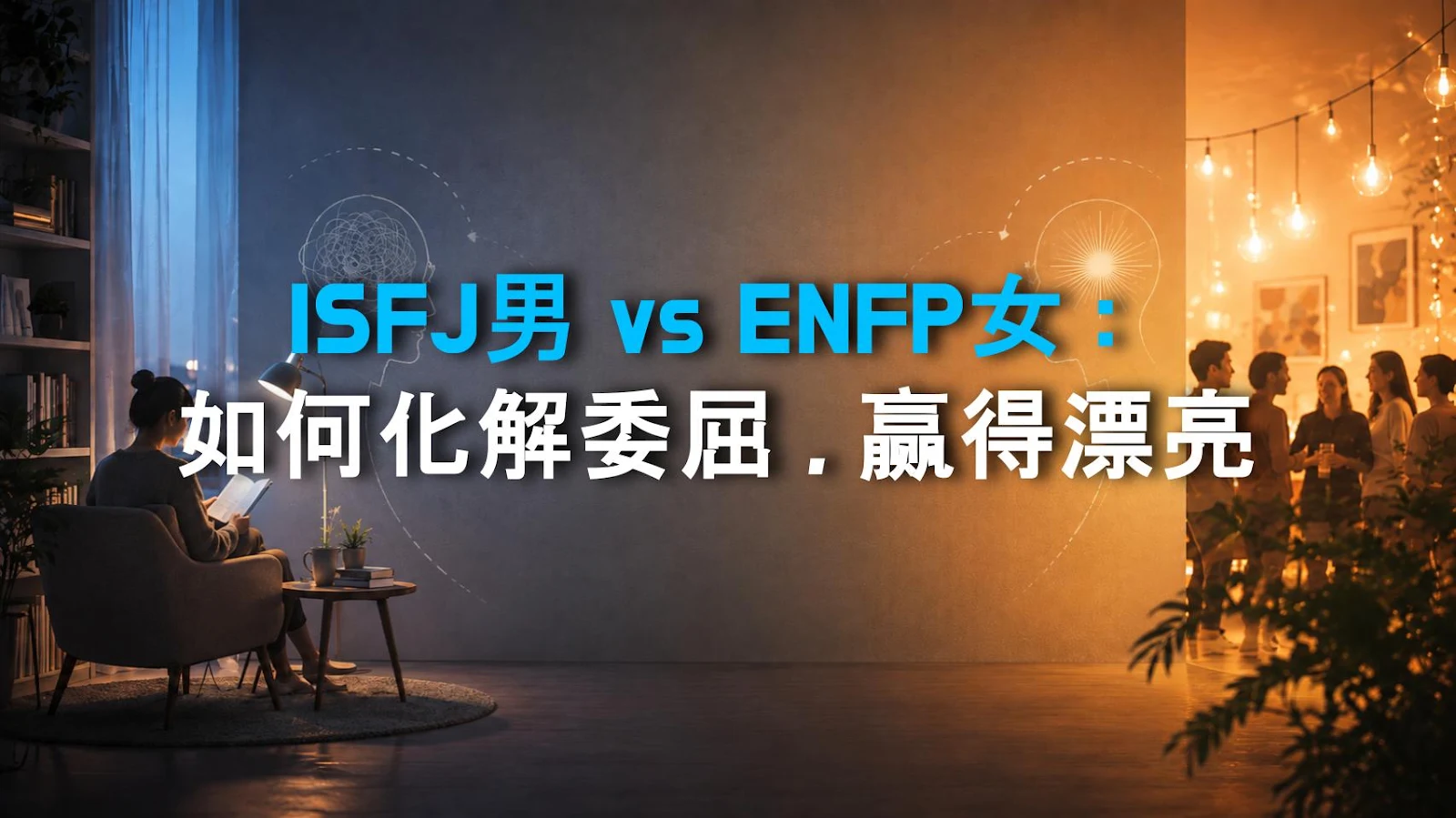 ISFJ男 vs ENFP女：如何化解委屈，赢得漂亮