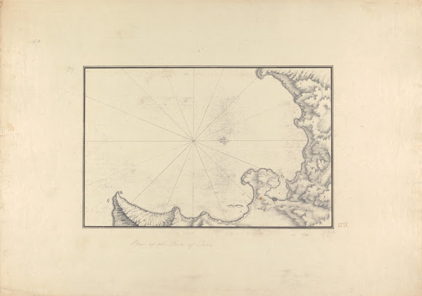 Plan of the Port of Sigacik ancient Teos ca 1750