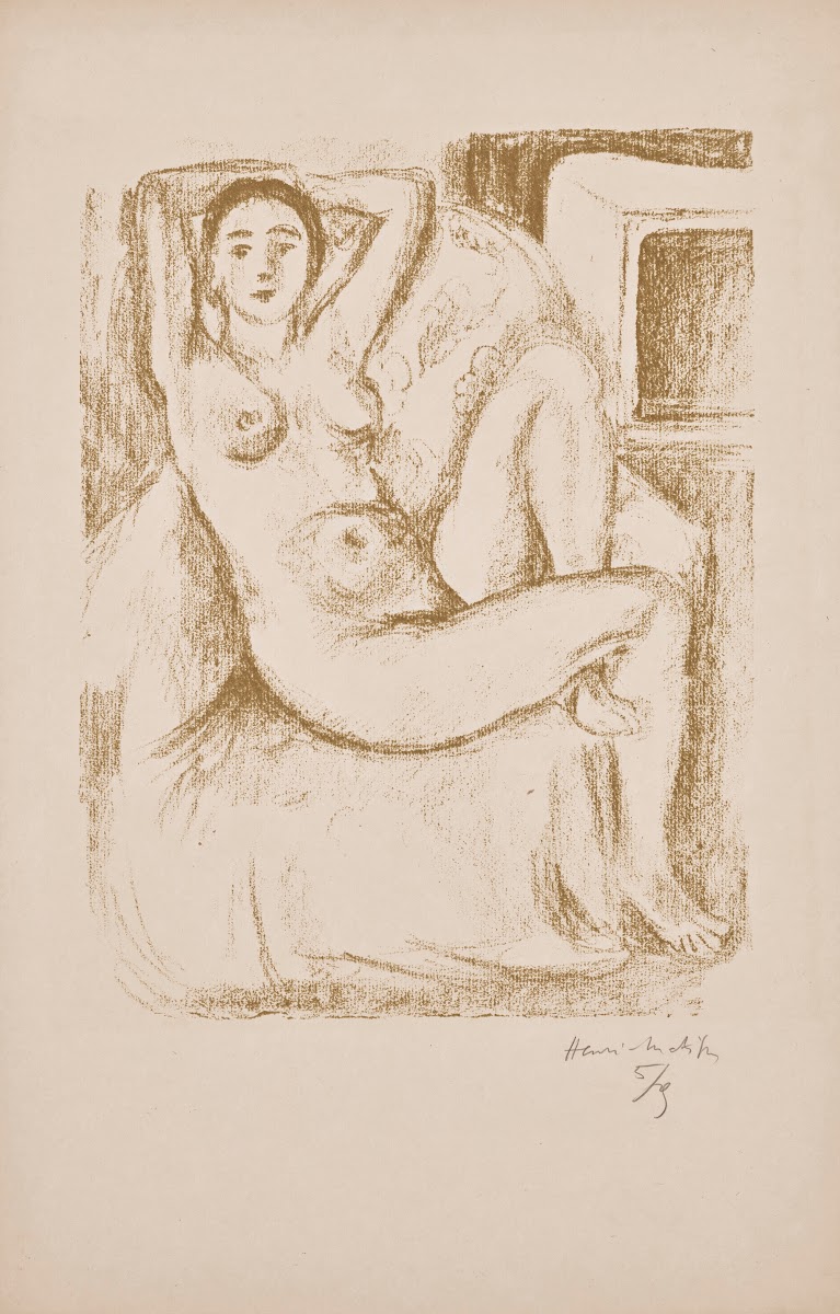 Nu au fauteuil bistre 1925