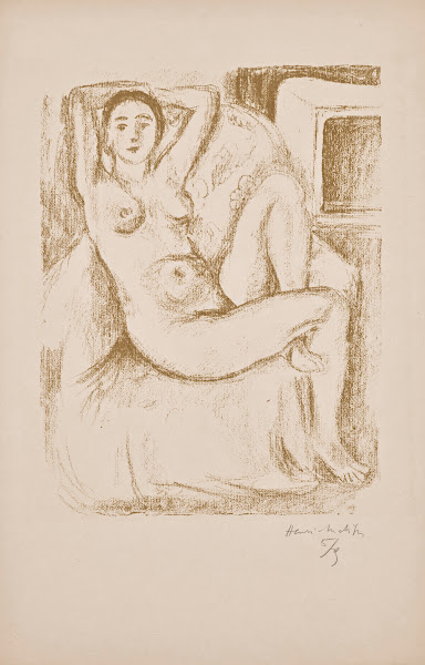 Nu au fauteuil bistre 1925