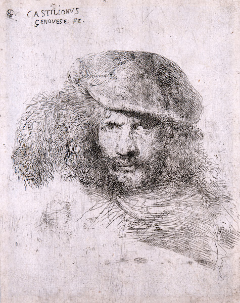 Head of a Man possibly a self portrait circa 1645 1650