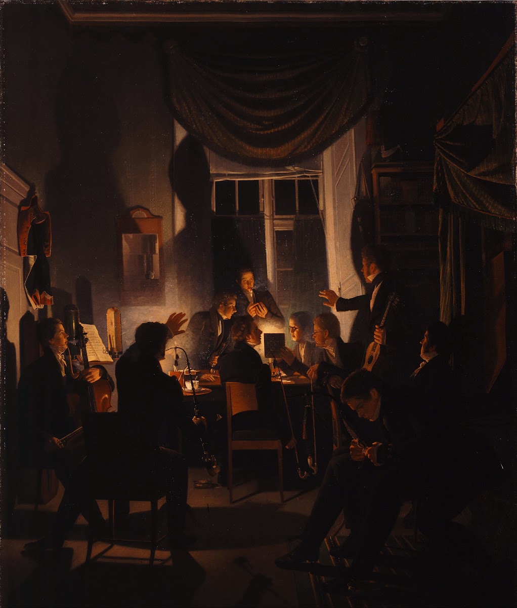 A Smoking Party 1827   182