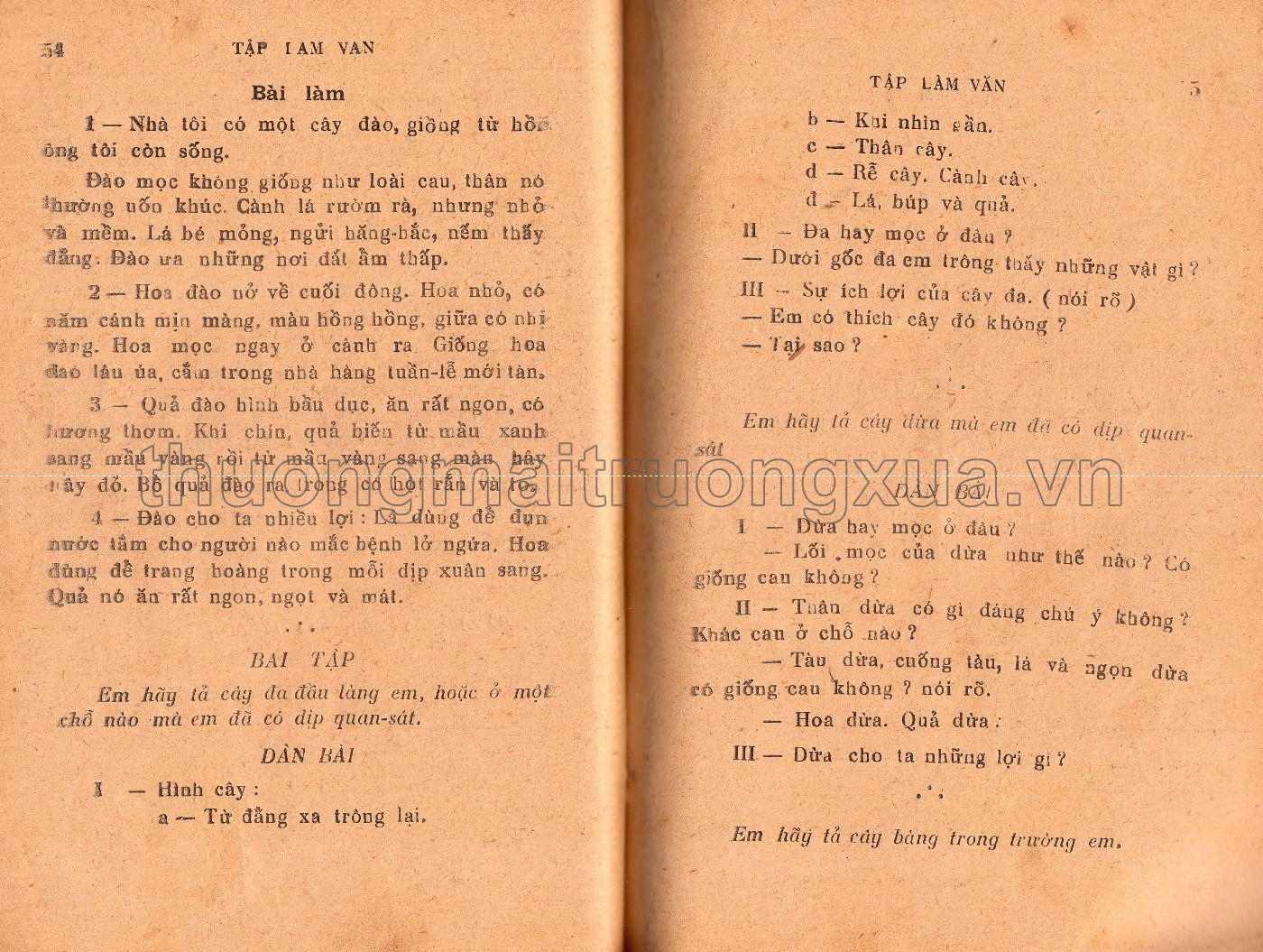 Tập làm văn lớp ba và lớp nhì (1953) - Trang 67