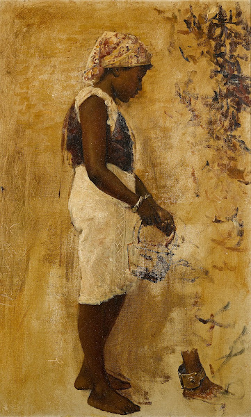 A Moorish girl in yellow