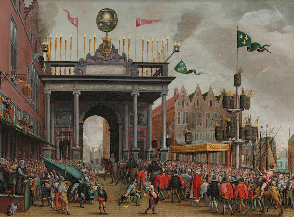Joyful Entry Of The Duke Of Anjou In Antwerp On 19 February 1582 1582   1600
