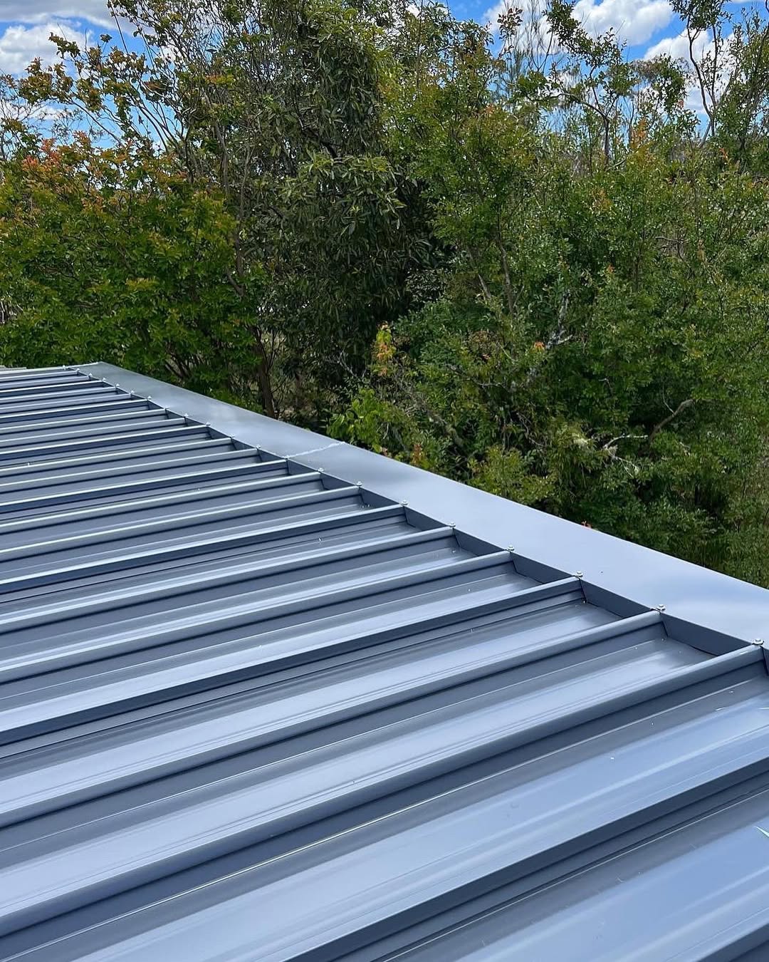 Colorbond roof installation