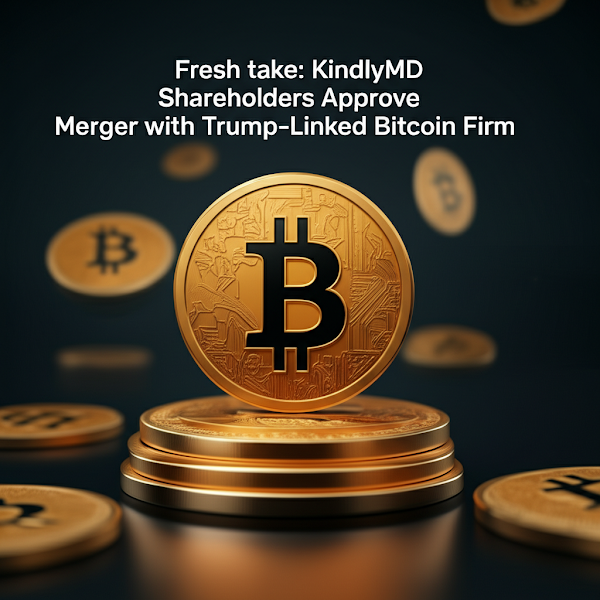 Fresh take: KindlyMD Shareholders Approve Merger with Trump-Linked Bitcoin Firm