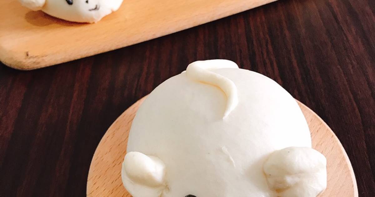 Làm bánh bao chuột xinh đón năm mới nào !