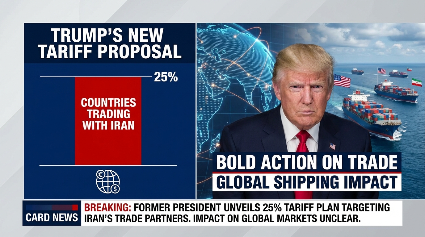 트럼프 이란 거래국 관세 부과 인포그래픽