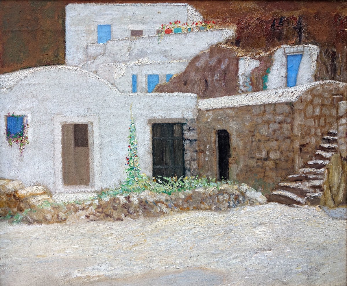 Die blauen Türen auf Ponza 1910