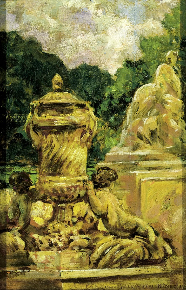 Jardin de la Fontaine at Nimes France  1911