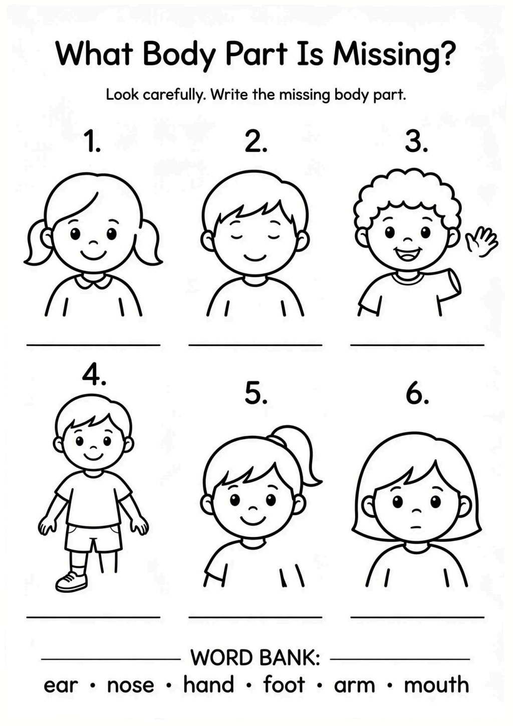 Body Parts: One or Two?