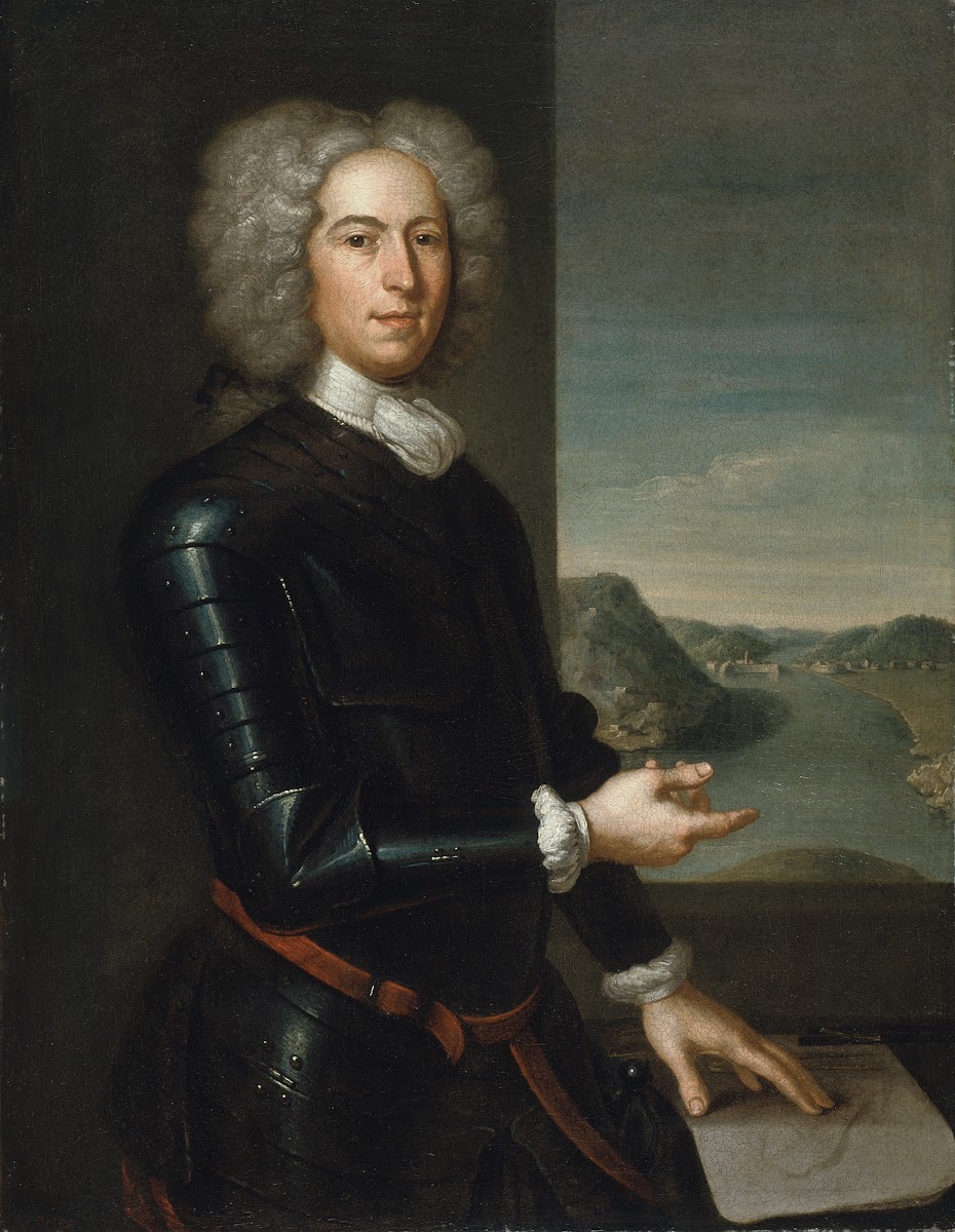 Portrait of Major General Paul Mascarene 1729