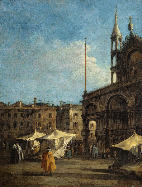 Vue de la place Saint Marc à Venise 1760