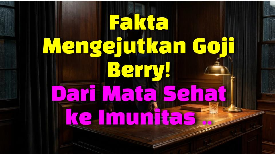 Fakta Mengejutkan Goji Berry! Dari Mata Sehat ke Imunitas Kuat – Rahasia Superfood yang Wajib Kamu Tahu