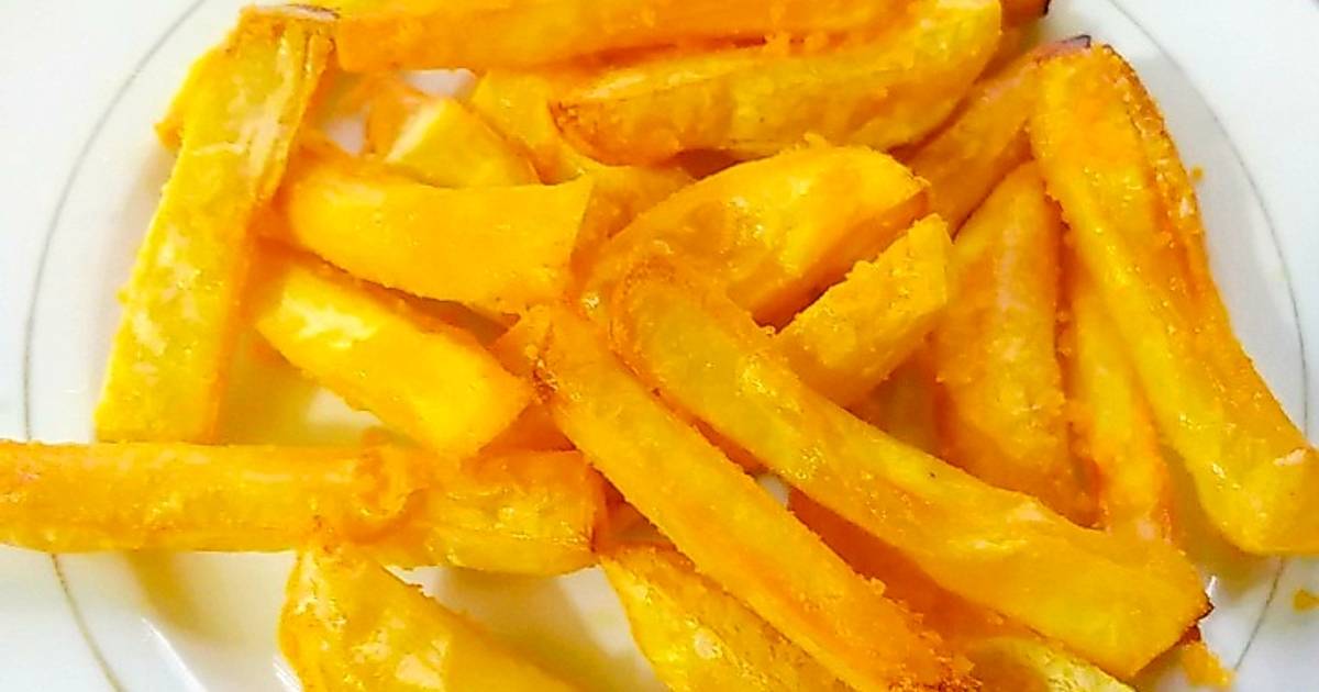 Khoai tây nướng nồi chiên không dầu lắc phô mai