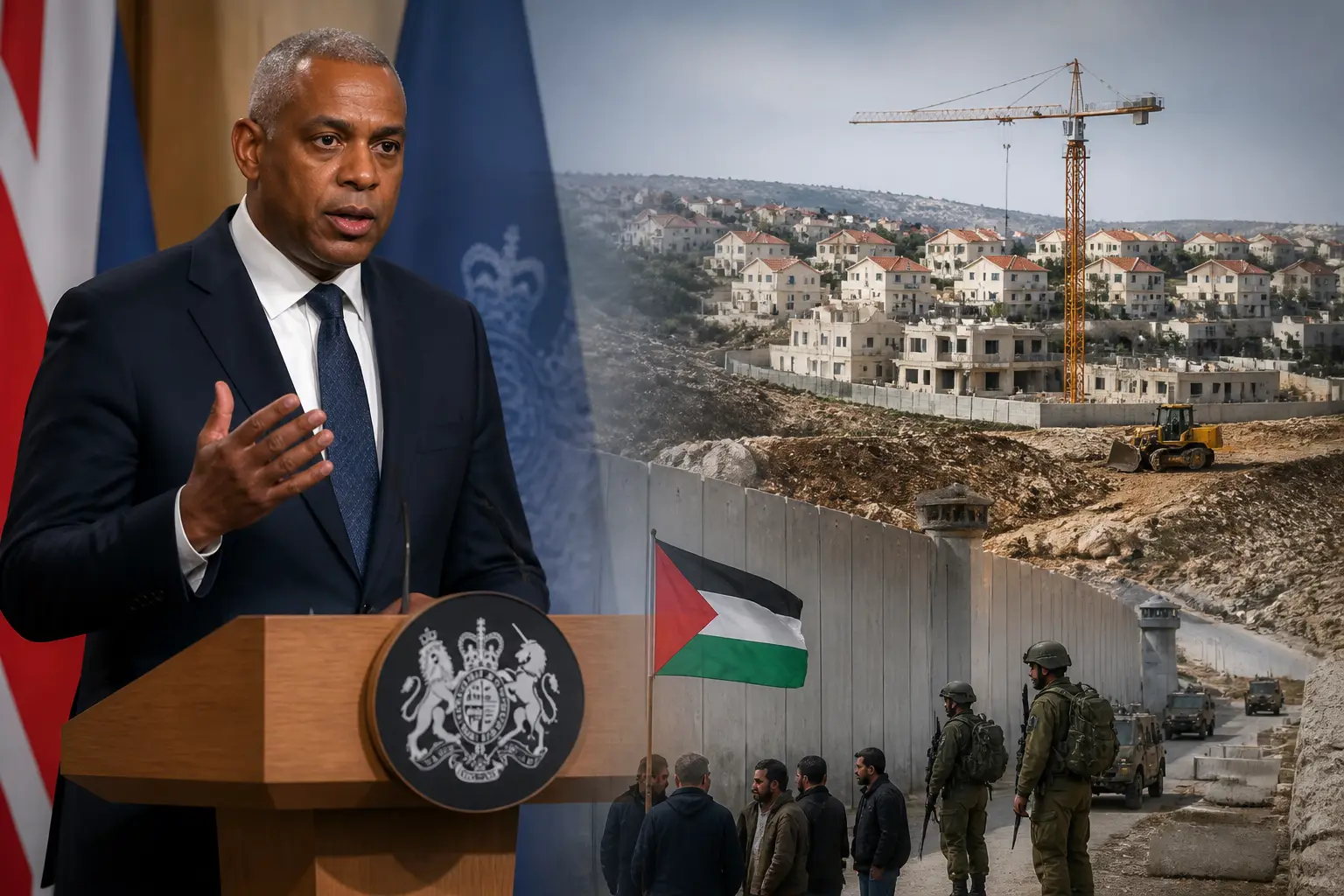 Editorial image for UK foreign secretary vows to reset policy on Israel and halt West Bank settlements