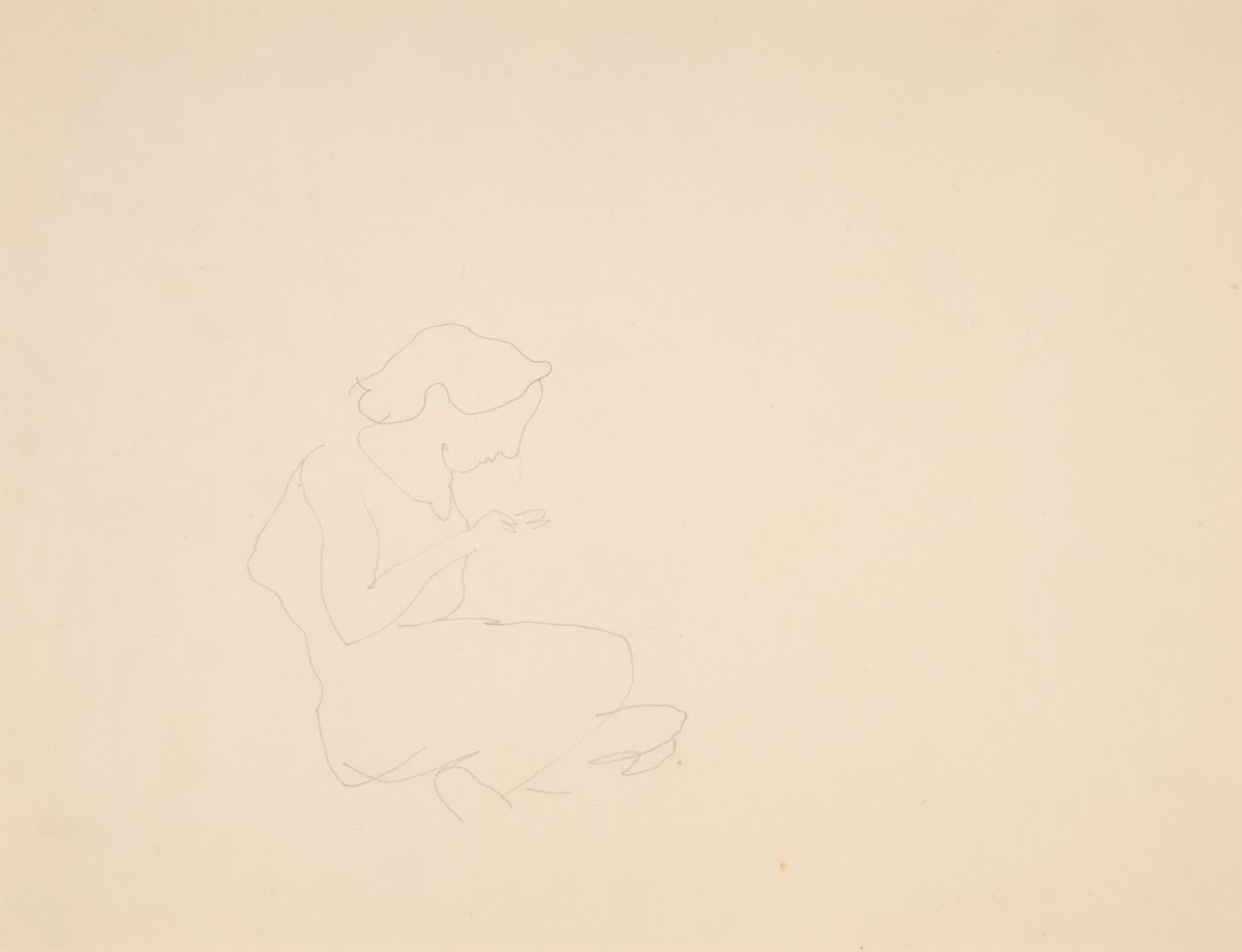 Seated Woman LookingDown