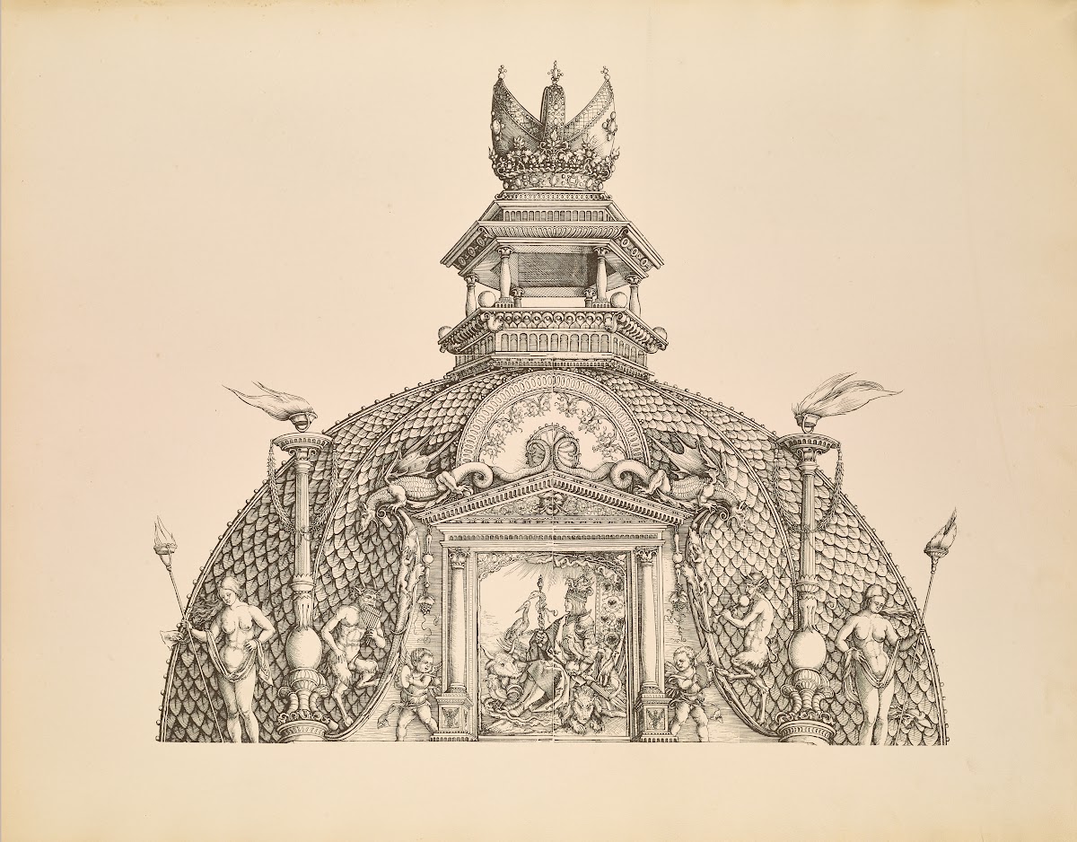 Die Ehrenpforte des Kaisers Maximilian I Pl15 1885
