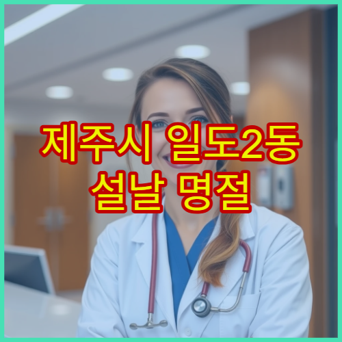 제주시 일도2동 설날 명절 응급의학과 운영 병원 야간·응급 진료 여부 확인