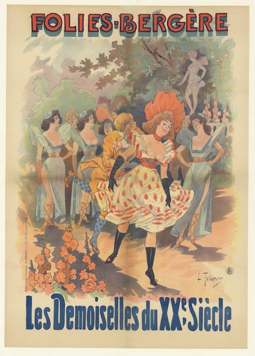 Folies Bergère Les Demoiselles du XXe siècle 1900