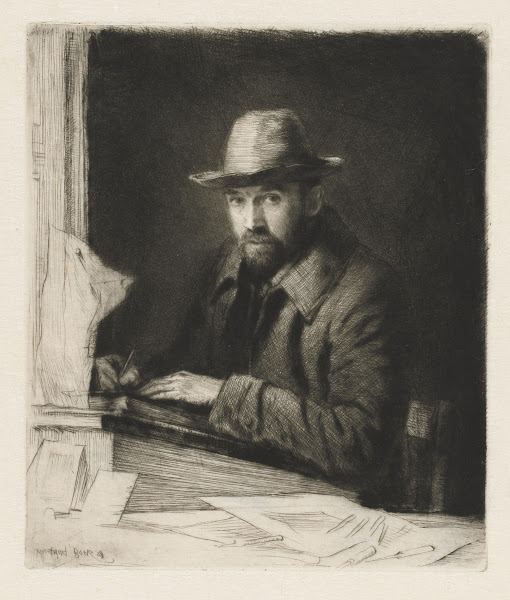 Portrait of the Artist in a Hat No 2 1908