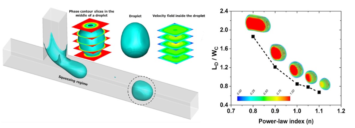Microfluidic droplet phase tracking
