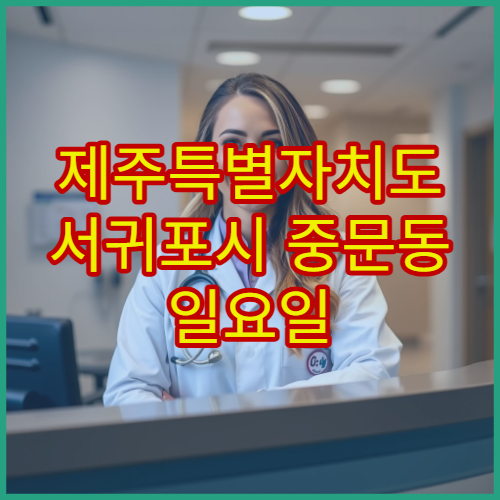 제주특별자치도 서귀포시 중문동 일요일 문 여는 약국 위치 확인