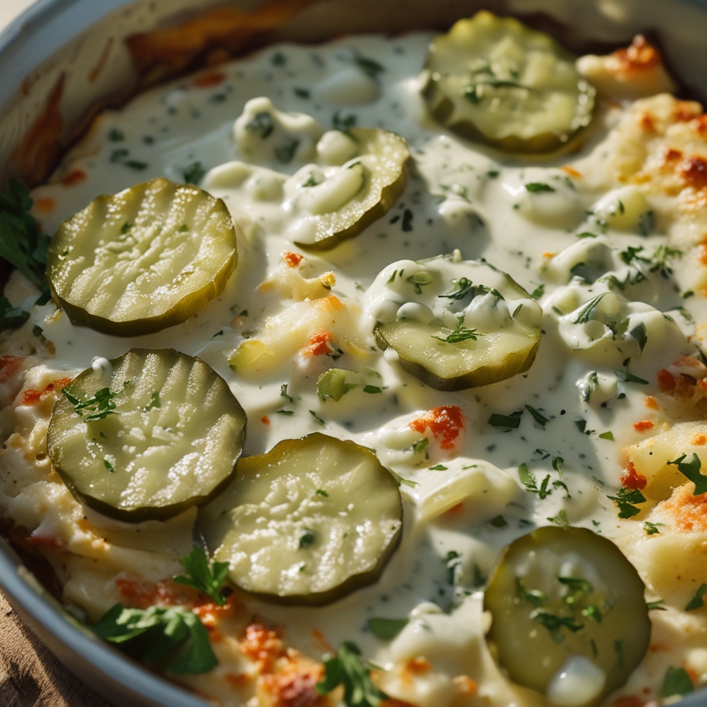 Healthy Dill Pickle Cottage Cheese Ranch Recipe - Easy & Flavorful Snack