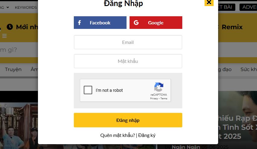 đăng nhập Top Share