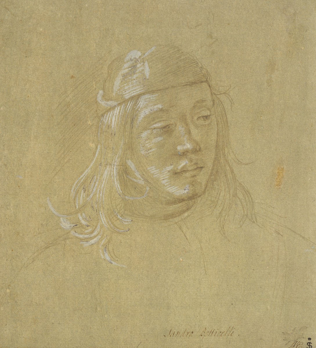 Bildnisstudie eines jungen Mannes ca 1490  1495