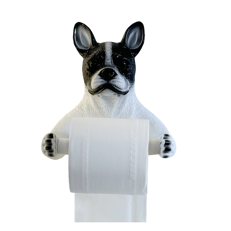 Handtuchhalter Bulldogge, Wandmontage