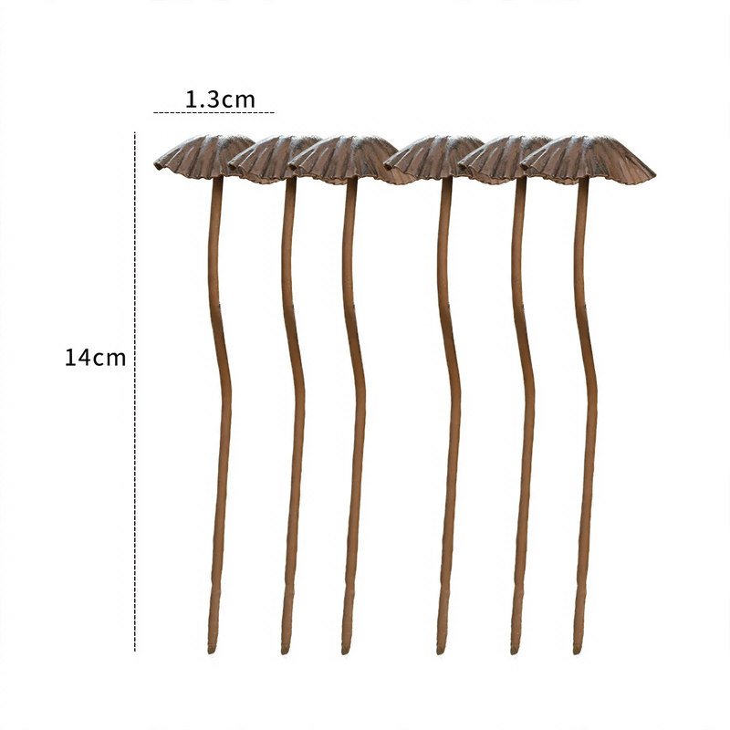 Pilz-Blumenstecker aus Metall für Garten und Haus