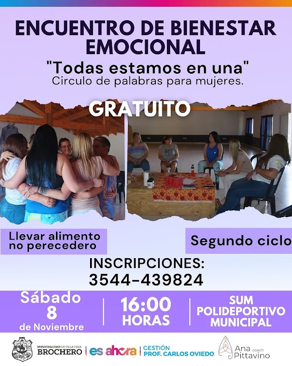 Encuentro de Bienestar Emocional "Todas estamos en una"