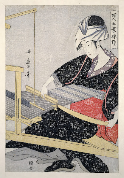 Hata ori  Weaving on a loom 1793 1804