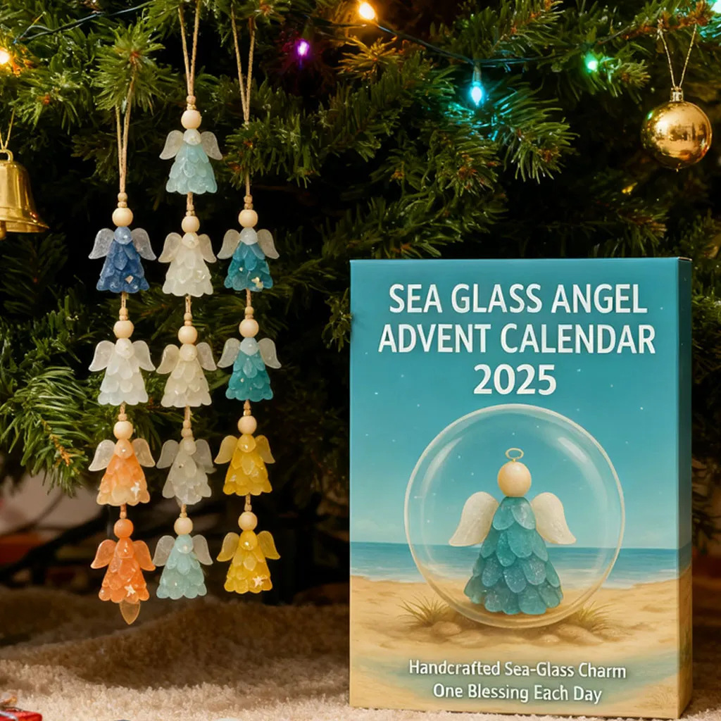 Christmas Advent Calendar with Angel Figures