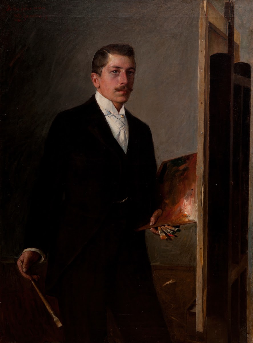 Self Portrait with a Palette 1896